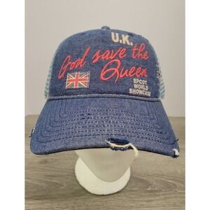 Disney Epcot UK World Showcase‎ God Save the Queen Rare Sample Hat 1 of 1 NWOT